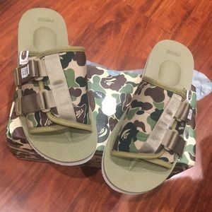 Bape Suicoke Slip On Sandals